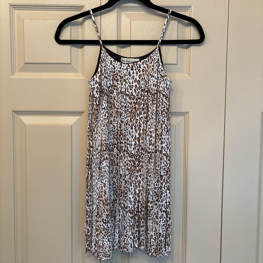 Girls LES TOUT PETITS fringed dress